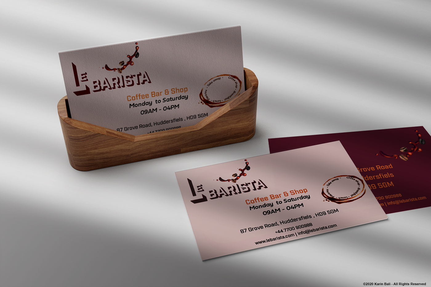 Le Barista Business Cards